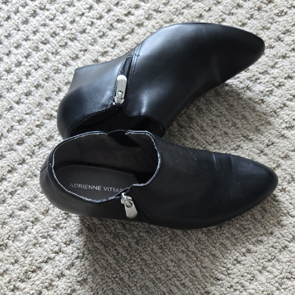 Black Wedge Ankle Boots